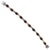 Sterling Silver with 14K Yellow Gold Rhodilite Garnet Bracelet