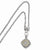 14K Yellow Gold and Silver Diamond Necklace