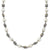 Sterling Silver with 14K Yellow Gold with M FW Cultured PearlNecklace