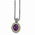 14K Yellow Gold Amethyst Necklace