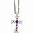 14K Yellow Gold Amethyst Necklace