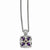 14K Yellow Gold Diamond & Amethyst Necklace