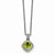 14K Yellow Gold Peridot Necklace