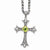 14K Yellow Gold Diamond & Peridot Necklace