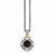 14K Yellow Gold Diamond & Smokey Quartz Necklace
