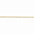 14K Yellow Gold Diamond-Cut Quadruple Rope Chain Bracelet