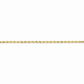 14K Yellow Gold Diamond-Cut Quadruple Rope Chain