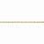 14K Yellow Gold Diamond-Cut Quadruple Rope Chain