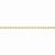 14K Yellow Gold Diamond-Cut Quadruple Rope Chain Bracelet