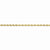 14K Yellow Gold Diamond-Cut Quadruple Rope Chain