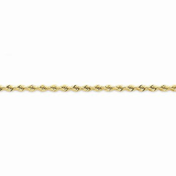 14K Yellow Gold Diamond-Cut Quadruple Rope Chain