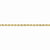 14K Yellow Gold Diamond-Cut Quadruple Rope Chain