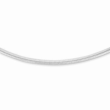 Sterling Silver Rhodium Plated Cubetto Necklace