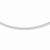 Sterling Silver Rhodium Plated Cubetto Necklace