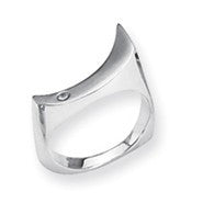 Sterling Silver & Diamond Ring