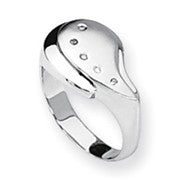 Sterling Silver & Diamond Ring