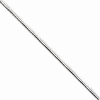 Sterling Silver Flat Snake Chain
