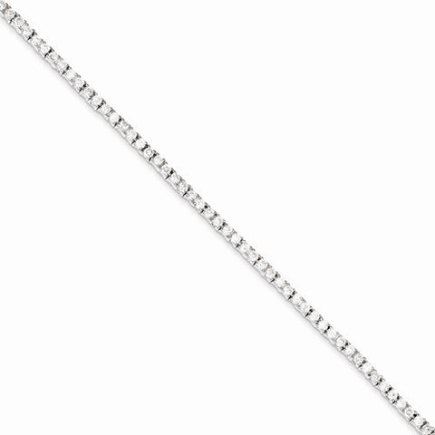 Sterling Silver Cz Bracelet