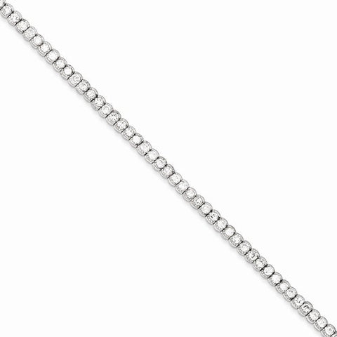 Sterling Silver Cz Bracelet