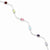 Sterling Silver Multicolored Gemstone Bracelet