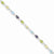 Sterling Silver Multicolored Gemstone Bracelet