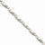 Sterling Silver Created Opal and Diamond Bracelet