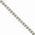Sterling Silver Created Opal and Diamond Bracelet