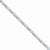 Sterling Silver Created Opal & Illusion Bracelet