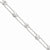 Sterling Silver Cz Heart Bracelet