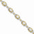 Sterling Silver Vermeil Vintage Style Cz Bracelet