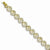 Sterling Silver Vermeil Diamond Accent Circle Bracelet