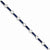 Sterling Silver Blue and Clear Cz Bracelet