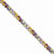 Sterling Silver Multicolored Cz Bracelet