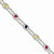 Sterling Silver Multicolor Cz Bracelet