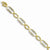 Sterling Silver Vermeil Diamond Accent Oval Bracelet