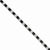 Sterling Silver Black and White Cz Tennis Bracelet