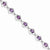 Sterling Silver Amethyst Bracelet