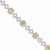 Sterling Silver Diamond & Citrine Bracelet