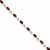 Sterling Silver Garnet Bracelet