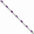 Sterling Silver Amethyst Bracelet