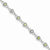Sterling Silver Peridot & Diamond Bracelet