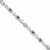 Sterling Silver Garnet & Diamond Bracelet