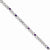 Sterling Silver Amethyst & Diamond Bracelet