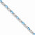 Sterling Silver Blue Topaz Bracelet