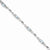 Sterling Silver Aquamarine and Diamond Bracelet
