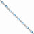 Sterling Silver Blue Topaz Bracelet