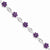 Sterling Silver Amethyst Bracelet