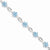Sterling Silver Blue Topaz Bracelet