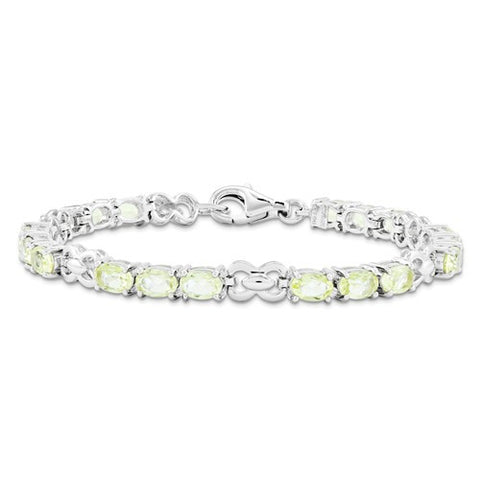 Sterling Silver Lemon Quartz Bracelet