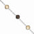 Sterling Silver Citrine & Smokey Quartz Bracelet